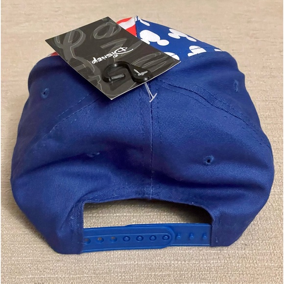 Disney Mickey Mouse Hat/Cap Snapback American Flag Stripes Adjustable One Size - Picture 5 of 7